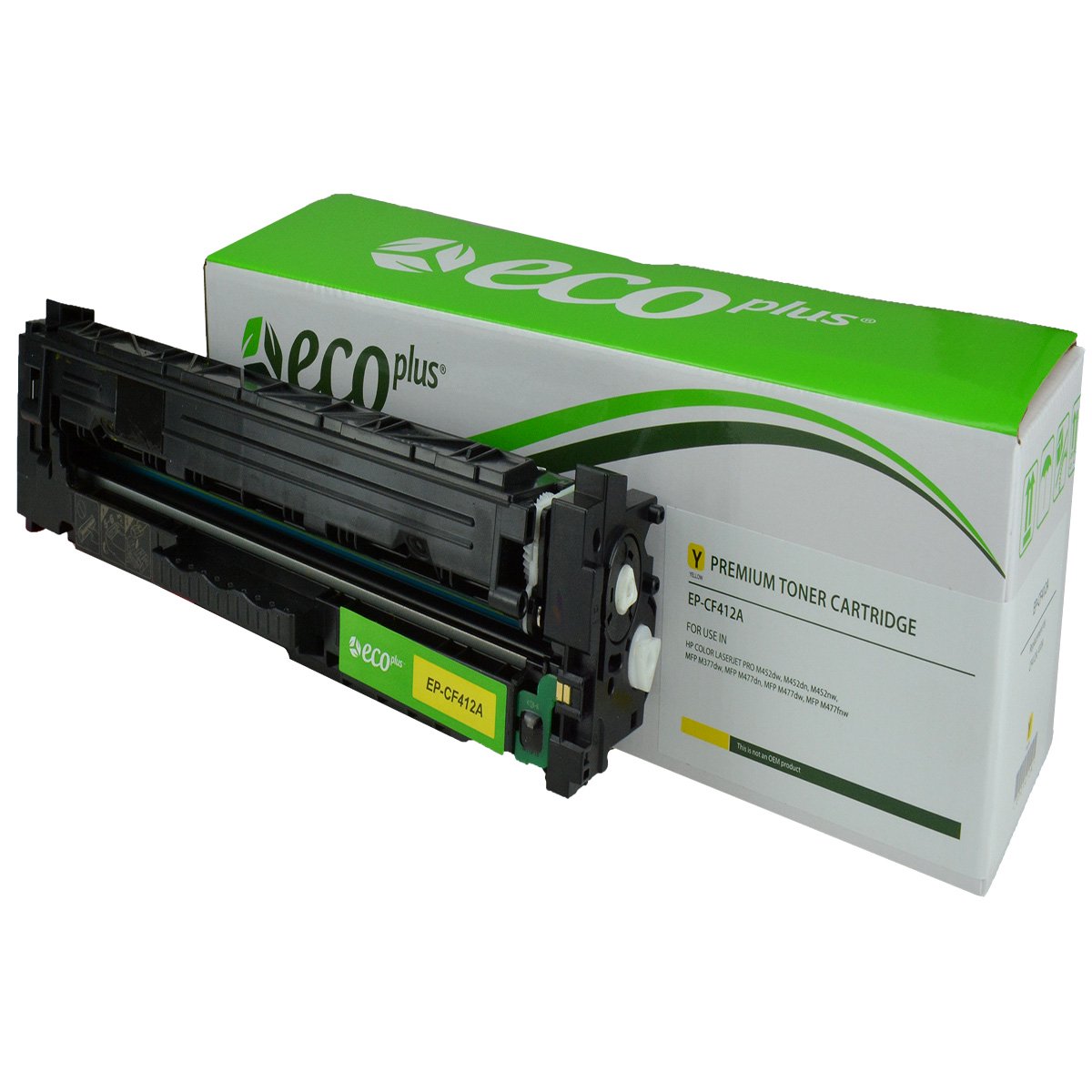 EcoPlus HP 410A (CF410A) Toner Cartridge, Black 2.3K Yield