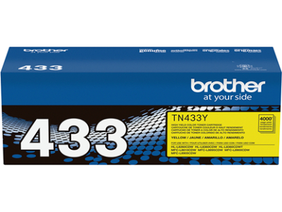 Brother High-Yield Yellow Toner TN433Y