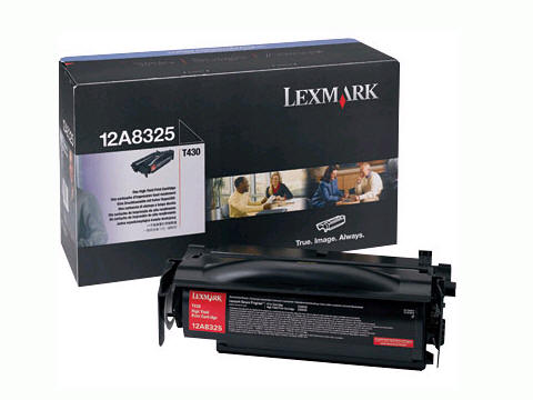 Lexmark T430 Black Print Cartridge Genuine 12A8320