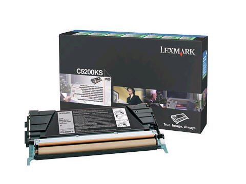 Lexmark C520 C520n C530 C530dn Black Toner Cartridge Genuine C5202KS