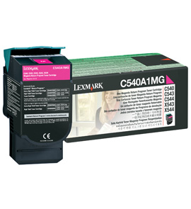 Lexmark C540 C543 C544 C546 X543 X544 X546 Magenta Return Program Toner Cartridge Genuine C540A1MG