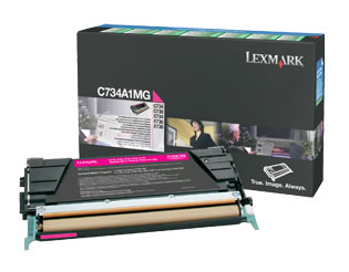 Lexmark C734 C736 X734 X736 X738 Magenta Return Program Toner Cartridge Genuine C734A1MG