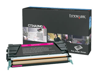 Lexmark C734 C736 X734 X736 X738 Magenta Toner Cartridge Genuine C734A2MG