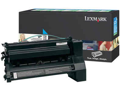Lexmark C780 C782 Cyan Return Program Print Cartridge Genuine C780A1CG