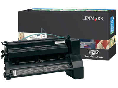 Lexmark C780 C782 Black Return Program Print Cartridge Genuine C780A1KG