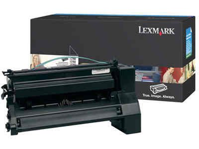 Lexmark C780 C782 Black Print Cartridge Genuine C780A2KG