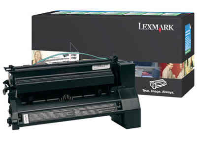 Lexmark C782 Black Extra High-Yield Return Program Print Cartridge Genuine C782X1KG