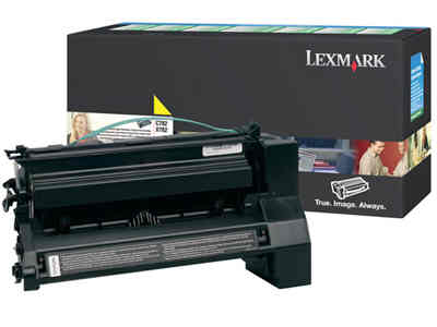 Lexmark C782 Yellow Extra High-Yield Return Program Print Cartridge Genuine C782X1YG