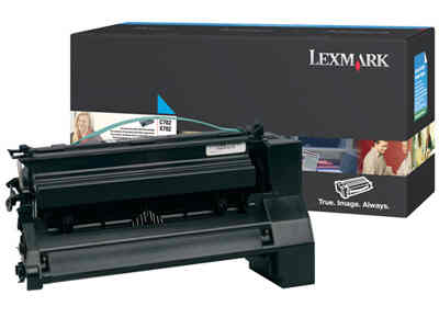 Lexmark C782 Cyan Extra High-Yield Print Cartridge Genuine C782X2CG