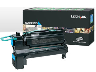 Lexmark C792 Cyan Extra High-Yield Return Program Print Cartridge Genuine C792X1CG