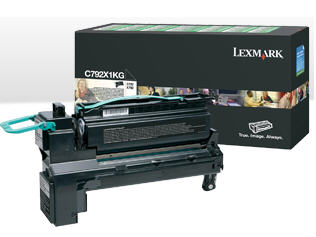 Lexmark C792 Black Extra High-Yield Return Program Print Cartridge Genuine C792X1KG