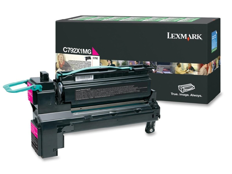 Lexmark C792 Magenta Extra High-Yield Return Program Print Cartridge Genuine C792X1MG