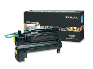 Lexmark C792 Yellow Extra High-Yield Return Program Print Cartridge Genuine C792X1YG