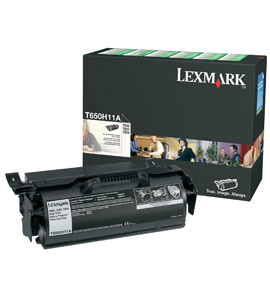 Lexmark T650 T652 T654 Black High Yield Return Program Toner Cartridge Genuine T650H11A