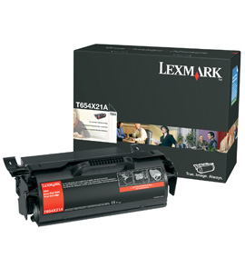 Lexmark T654 Black Extra High Yield Toner Cartridge Genuine T654X21A