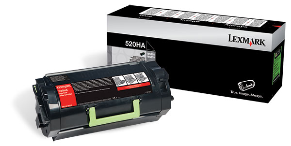 Lexmark 520HA High Yield Toner Toner Genuine 52D0HA0