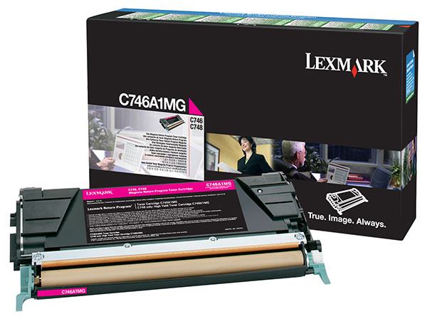 Lexmark Government Magenta Return Program Toner (7,000 Yield) (TAA Compliant Version of C746A1MG) Genuine C746A4MG