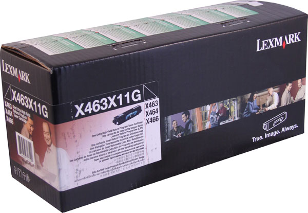 Lexmark X463de MFP X464de MFP X466de X466dte Extra High Yield Return Program Toner Genuine X463X11G