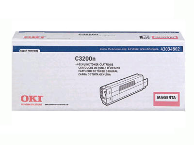 Oki C3200 1.5K Cap Magenta Toner Type C6 Genuine 43034802