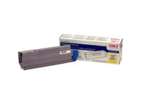 Oki C5500 C5650 C5800 High Cap Yellow Toner Type C8 Genuine 43324401