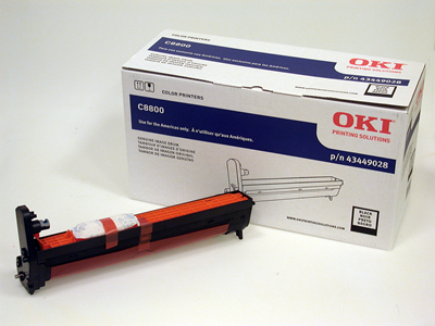 Oki C8600 C8800 Black Image Drum Genuine 43449028