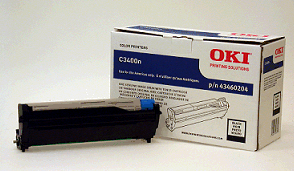 Oki C3400 C3600 C3530nMFP MC360 Black Image Drum Includes 1K Toner 43460204