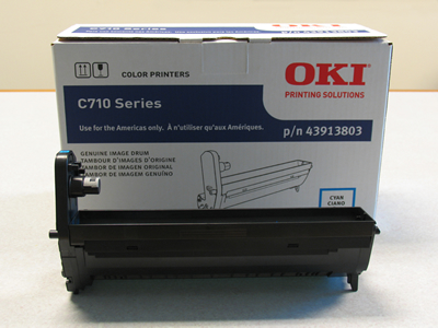 Oki C911 C931 C941 Cyan Image Drum Genuine 45103727