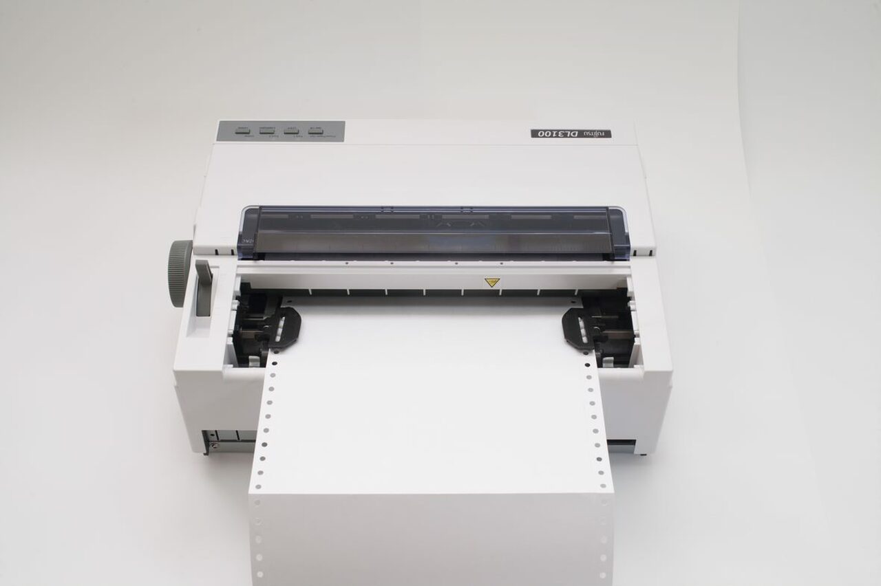 Fujitsu Printronix DL3100 High Spec Serial Dot Matrix Printer
