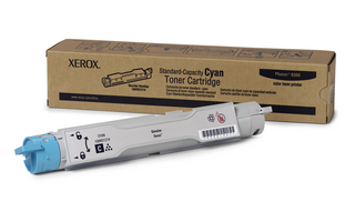 Xerox Phaser 6360 Cyan Standard-Capacity Toner Cartridge Genuine 106R01214