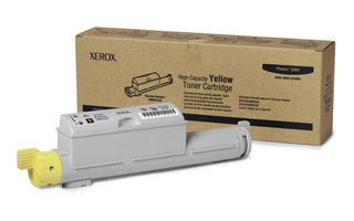 Xerox Phaser 6360 Yellow High-Capacity Toner Cartridge Genuine 106R01220