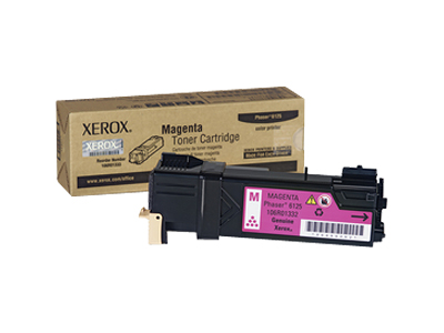 Xerox Phaser 6125 Magenta Toner Cartridge Genuine 106R01332