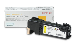 Xerox Phaser 6140 Yellow Toner Cartridge Genuine 106R01479