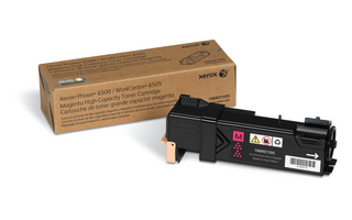 Xerox Phaser 6500 WorkCentre 6505 Magenta High-Capacity Print Cartridge Genuine 106R01595