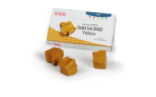 Xerox Phaser 8400 Yellow Colorstix 3 Sticks 108R00607