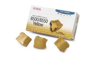 Xerox Phaser 8500 8550 Yellow Colorstix 3 Sticks 108R00671