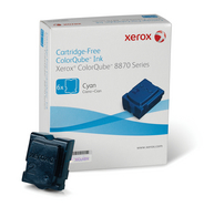 Xerox ColorQube 8870 Cyan Colorstix 6 Sticks 108R00950