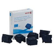 Xerox ColorQube 8900 Cyan Colorstix 6 Sticks 108R01014
