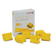 Xerox ColorQube 8900 Yellow Colorstix 6 Sticks 108R01016
